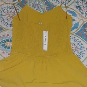 Yellow mustard blouse